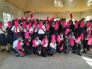 Nyaani Secondary School Girls Receive Kits