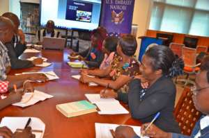 Webinar class  at the US embassy in Nairobi