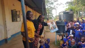 Teachers at Nyaani encourage reading