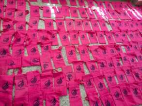 Wings Poa Bags Being Created by our Staff