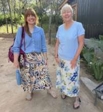 Lindsay and Sharon Together in Kenya