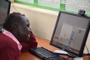 Student from Kituiu enjoy coding