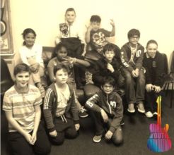 New Guitars for Kids group from Dublin 1