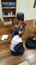 Unwrapping my new guitar
