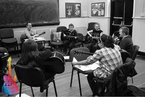MYF Guitars for kids class in action