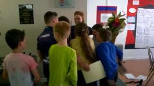 Hugs, flowers and tears - end of term June 2016