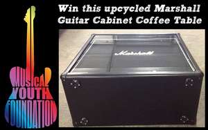 Win this Marshall Guitar Cabinet Coffee Table