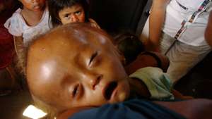 Sick Baby, Likely Suffering from Oil Contamination