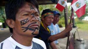Quechua "Warrior" Preparing for Peaceful Protest