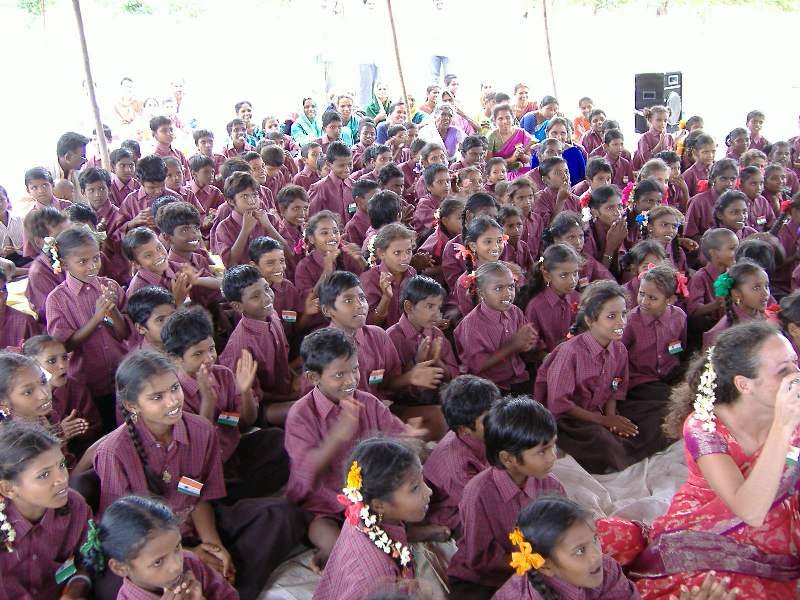 Children are participating in the Independence Day