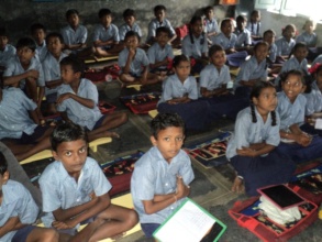 Children at class room