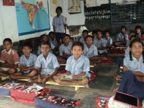 Children are learning in the class room