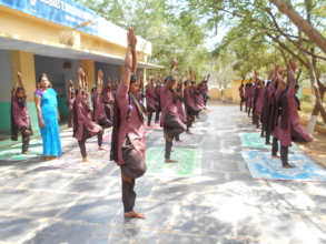 Children doing Yoga
