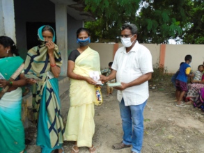 Distribution of Brochures on covid-19.
