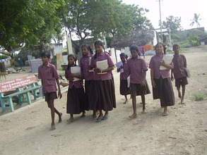 Children are going to Transitional Education Centr