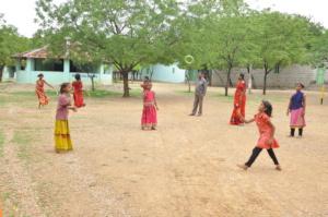 Children Playing In Their Free Time