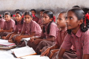 Children are in the Class Room.