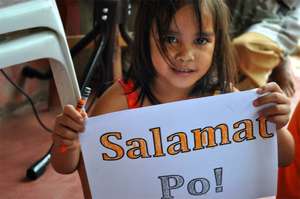 That means "Thank you" in Filipino!