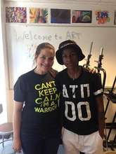 Champs Emani and Ms. Adams!