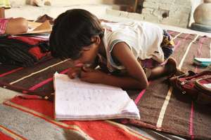 studying hard....!