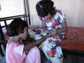 Henna designing