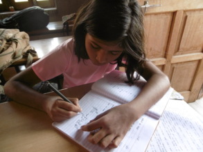 Doing homework!
