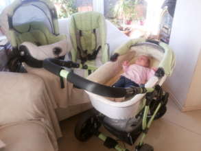 Going for a walk with family