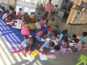 Children doing activities