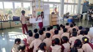 Story reading with Big book