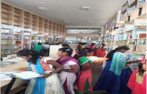 Students at the Library