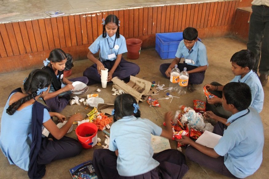Waste-Management Drive for 240 Bangalore students