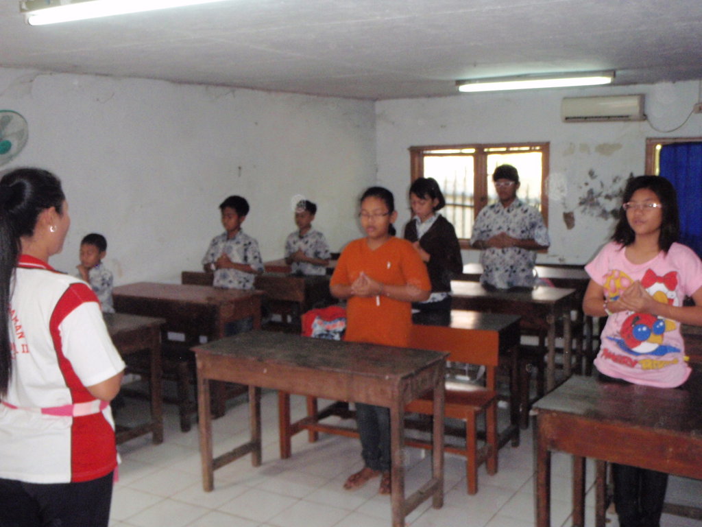 Construction of Hindu Boarding School, Indonesia