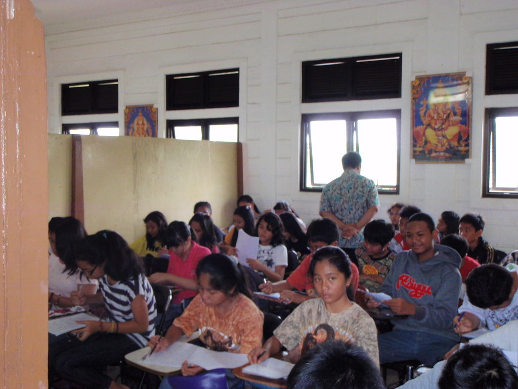 Construction of Hindu Boarding School, Indonesia