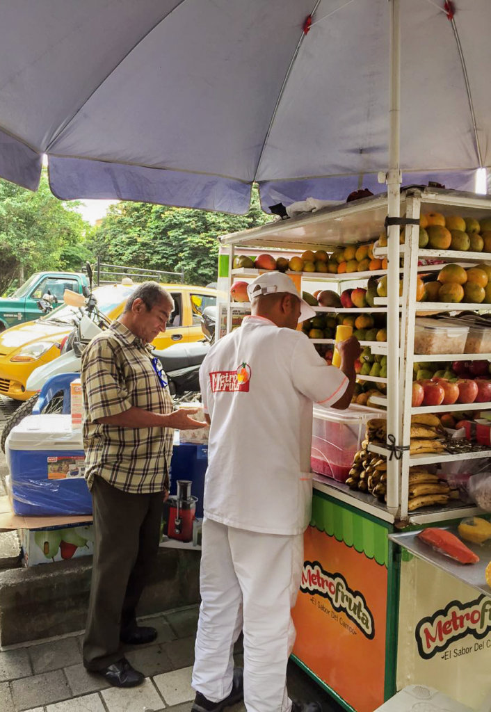 Preparing the most delicious juices