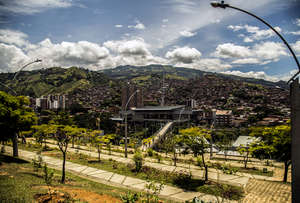 View of San Javier from the library