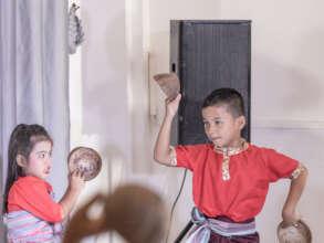 A performance with our Blind Students playing