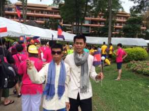 Representing Cambodia at the THAI ASEAN festival