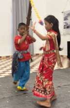 Dancing to Music for our 32nd Birthday Party!