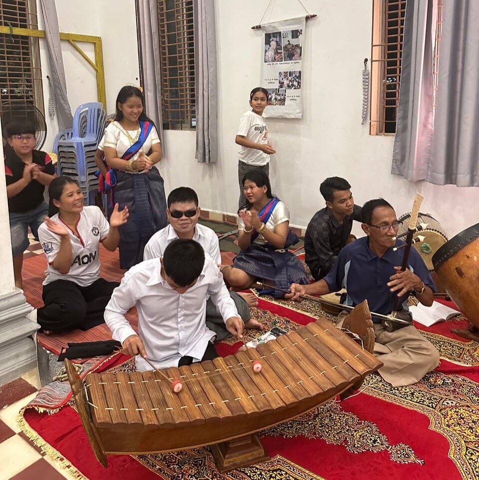 Playing Music during our 32nd Birthday Party!