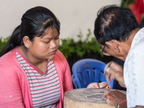 Puppet making workshop with Master Samoeun