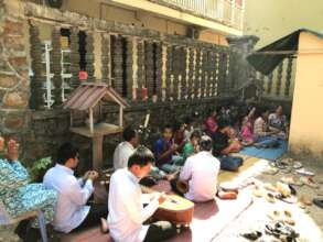 Part of the Suprech Kru Ceremony at our School