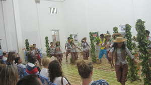 Students performing the Pepper Collection Dance