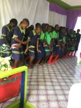 Children Entertaining  the teachers