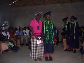 Class 8 Graduating, with Grandmother