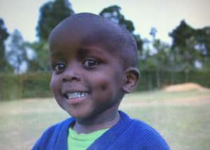 Mark, our best baby class pupil in reading