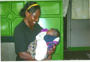 Joshua's arrival in the children's home