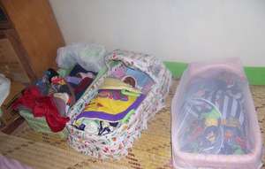 Our three babies in the children's home