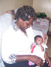 Our baby benefiting from the recuring sponsorship