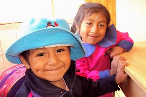 Chicuchas Wasi School's youngest students