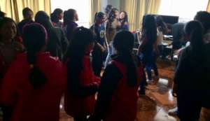 Alumnae girls (46 in 2018) meet with Psychologist